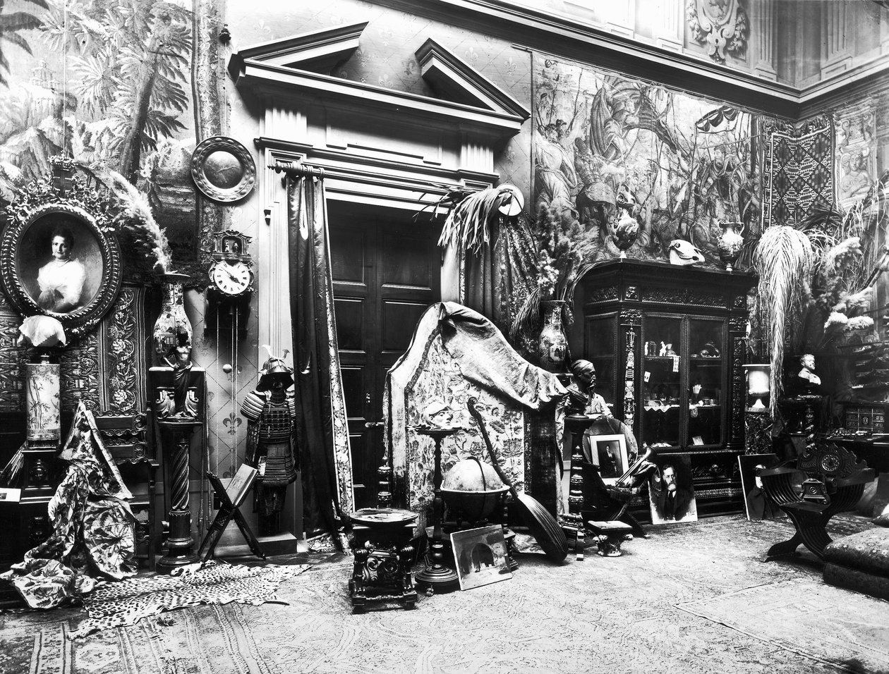 Atelier des florentinischen Malers Edoardo Gelli von Brogi Brogi