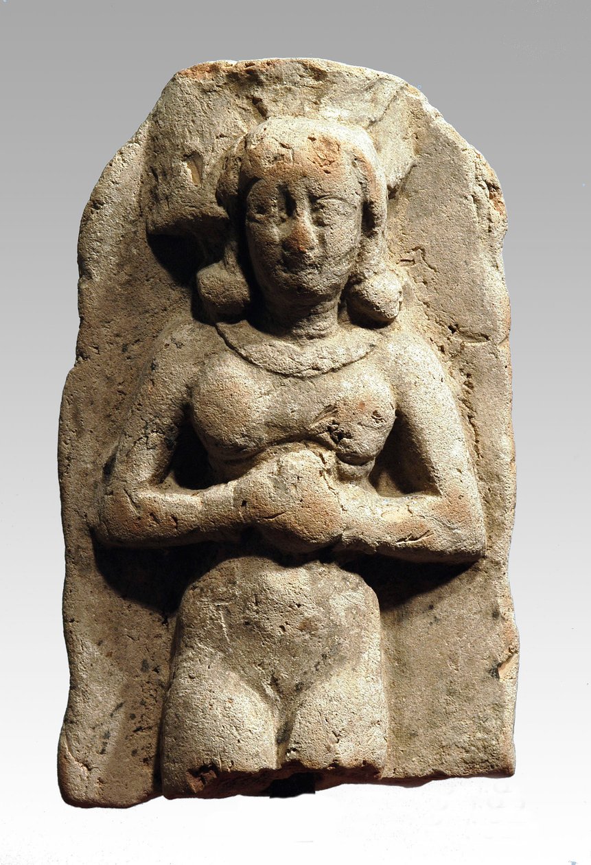Figur der Aschera, Kanaanäisch, 999-600 v. Chr. (Ton) von Bronze Age