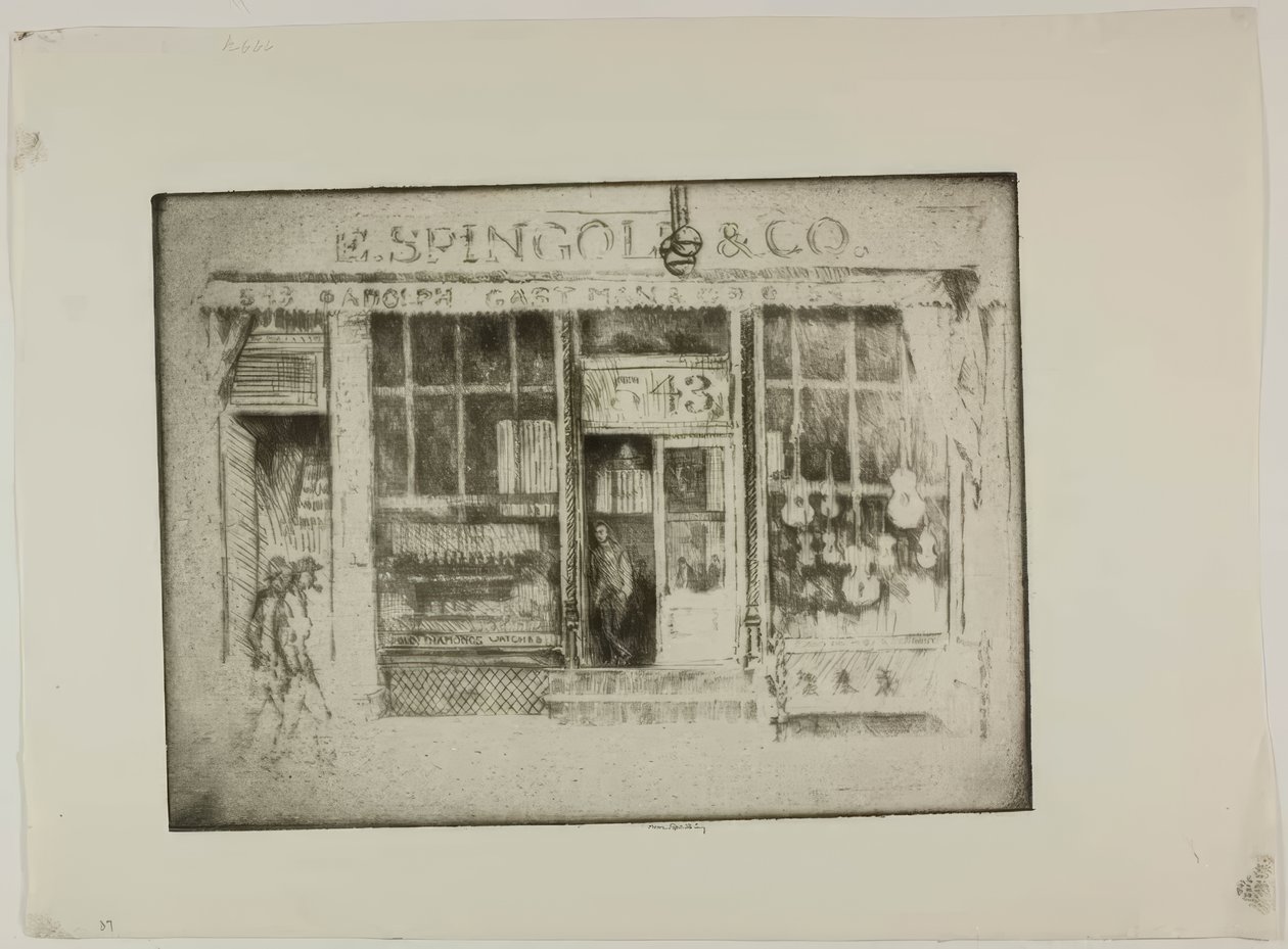 Chicago - Der Pfandleiher von Bror Julius Olsson Nordfeldt