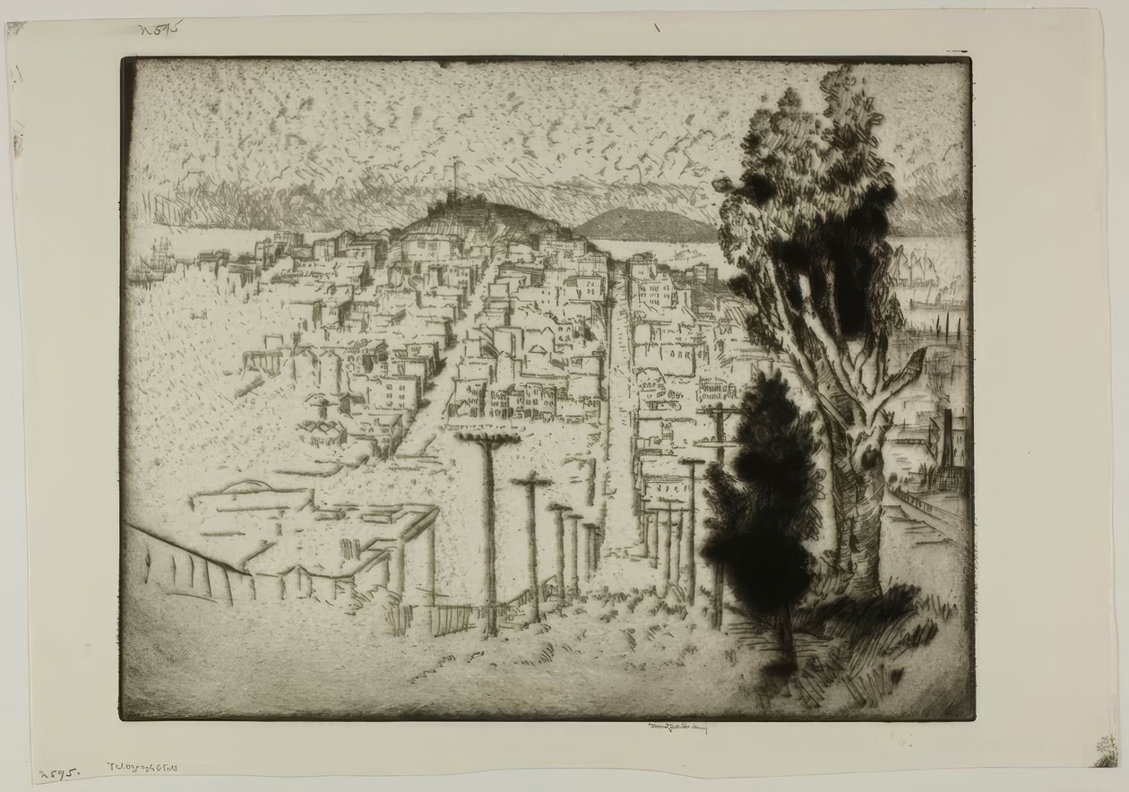 Telegraph Hill von Bror Julius Olsson Nordfeldt