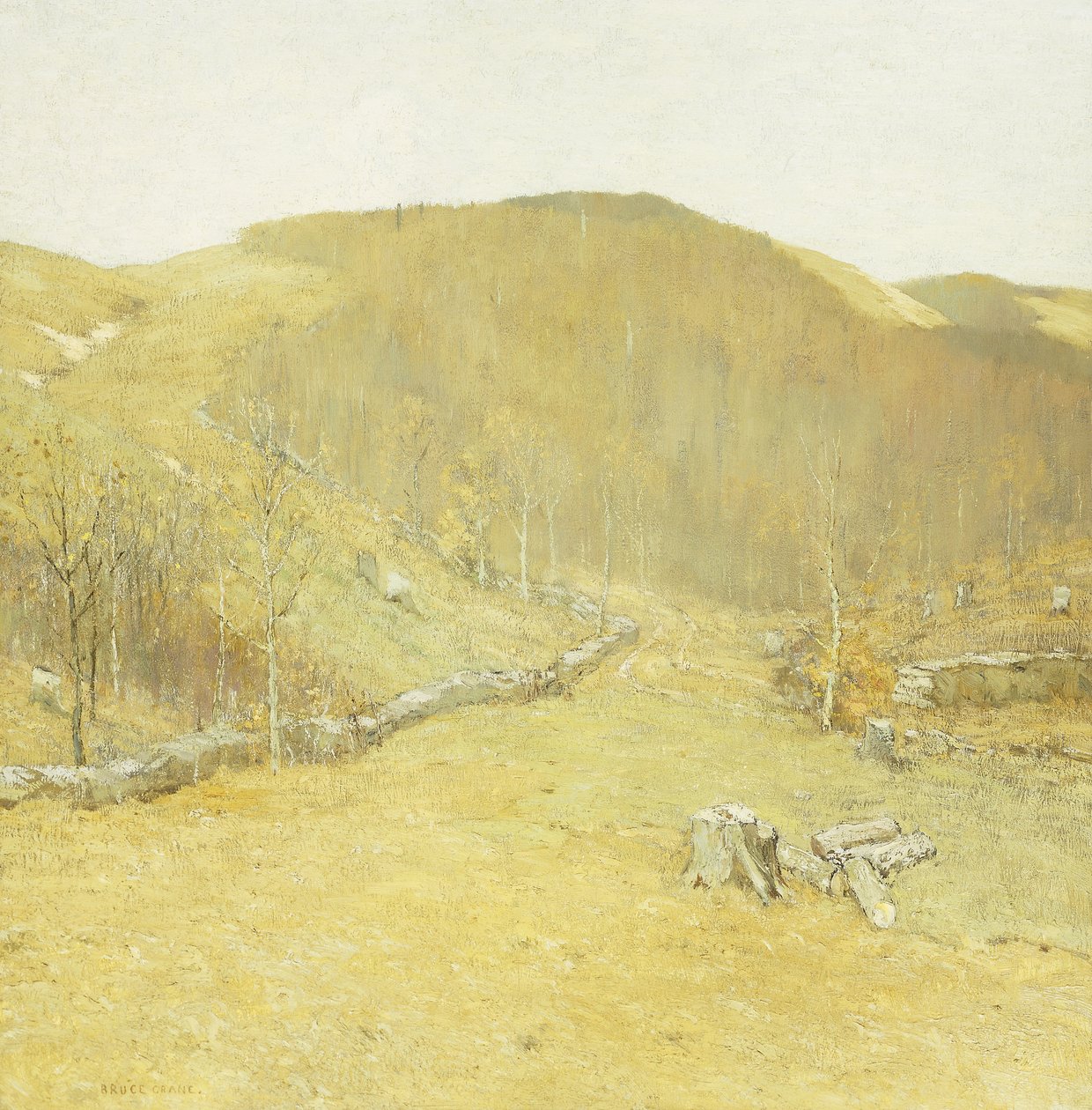 Die Hügel, ca. 1910 von Bruce Crane