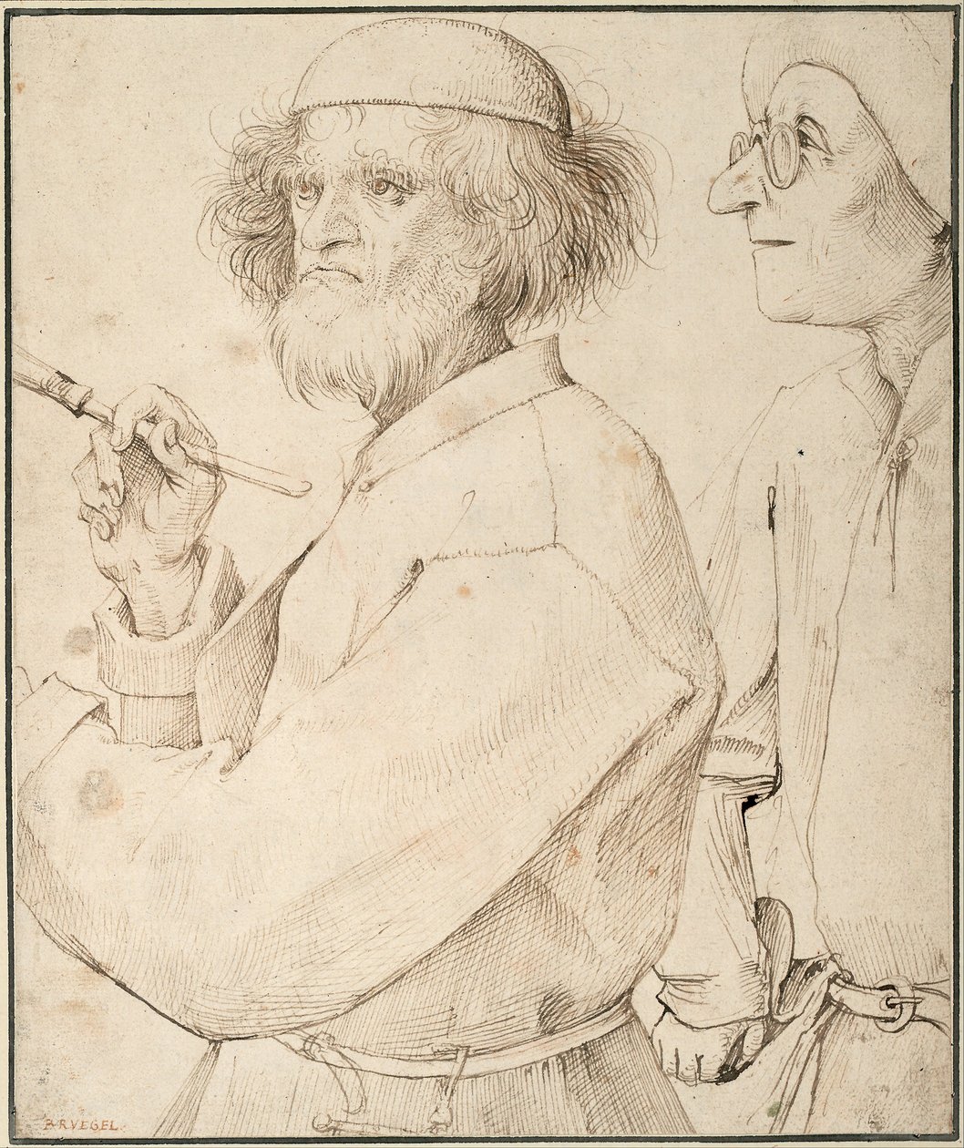 Der Maler und der Käufer, um 1565 von Bruegel