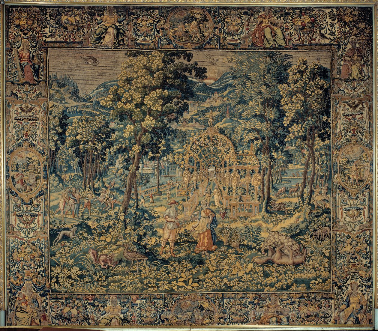 Vertumnus und Pomona von Brussels Manufactory