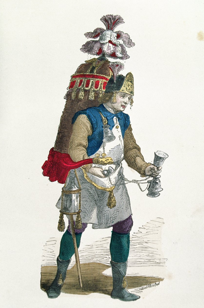 Kokosnussverkäufer im Jahr 1774 von Burn Smeeton