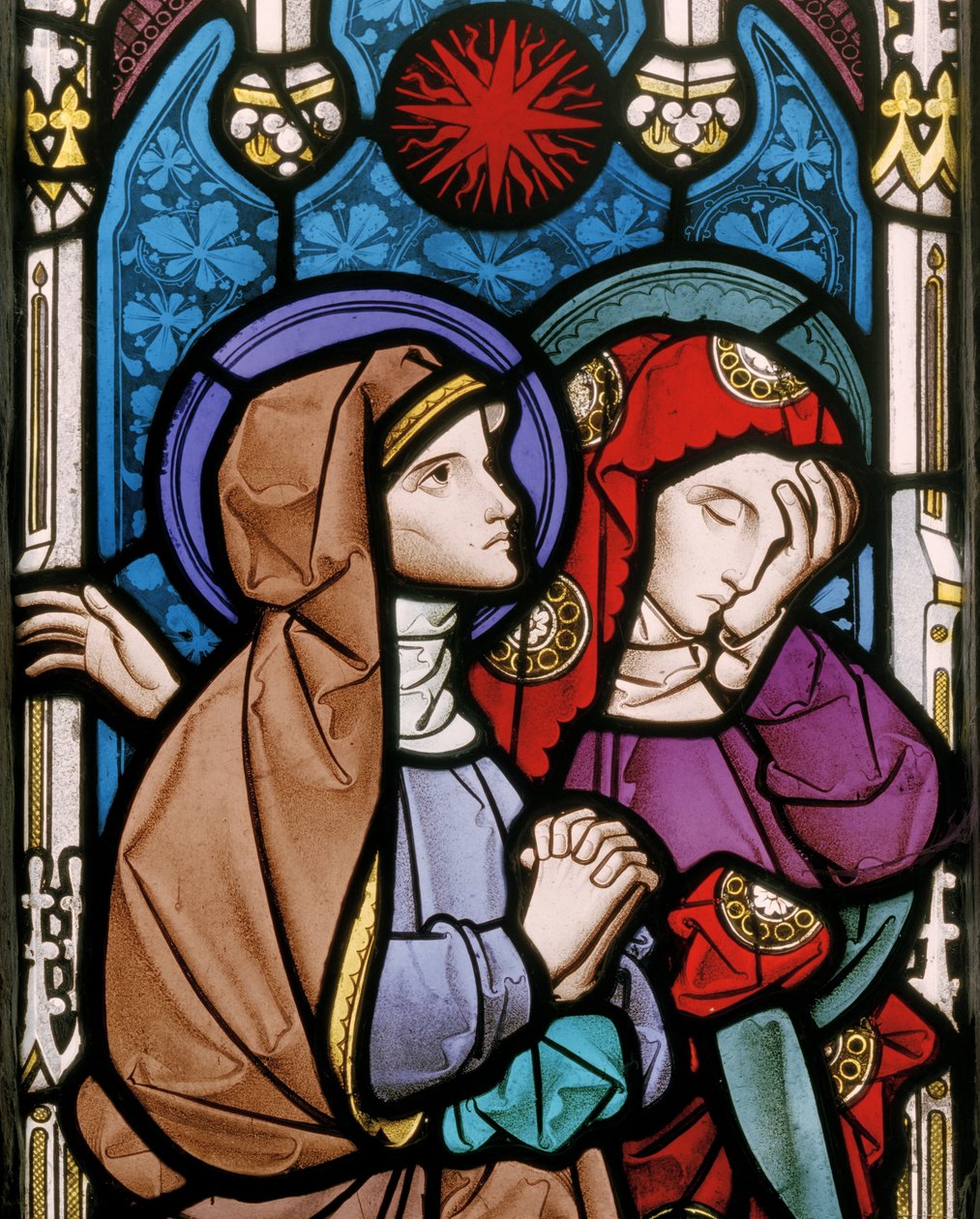 Little Kimble, All Saints, Heaton, Butler & Bayne, Die zwei Marien von Butler and Bayne & Hassam Alfred (1843 1868) Heaton