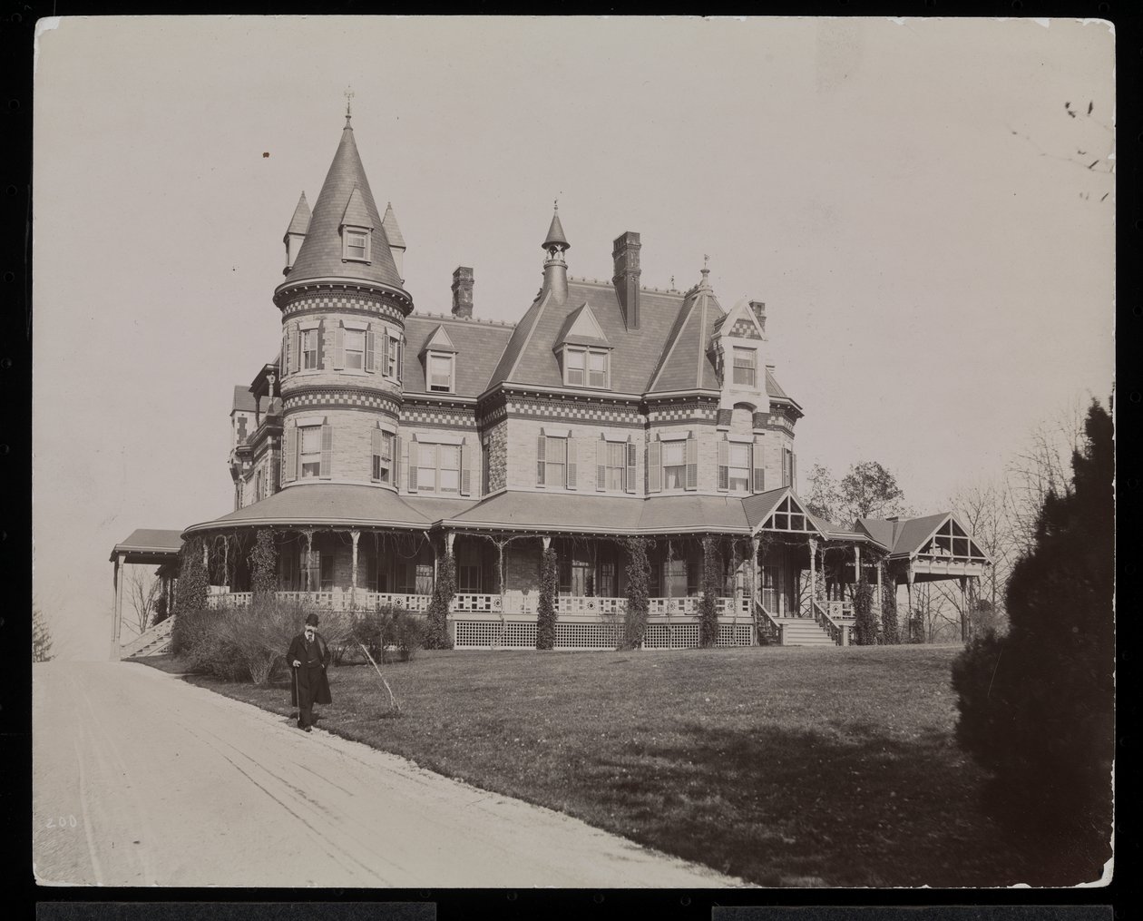 Die Edwin Gould Residenz in Rhinecliffe oder Rhinebeck, New York, 1893-94 von Byron Company