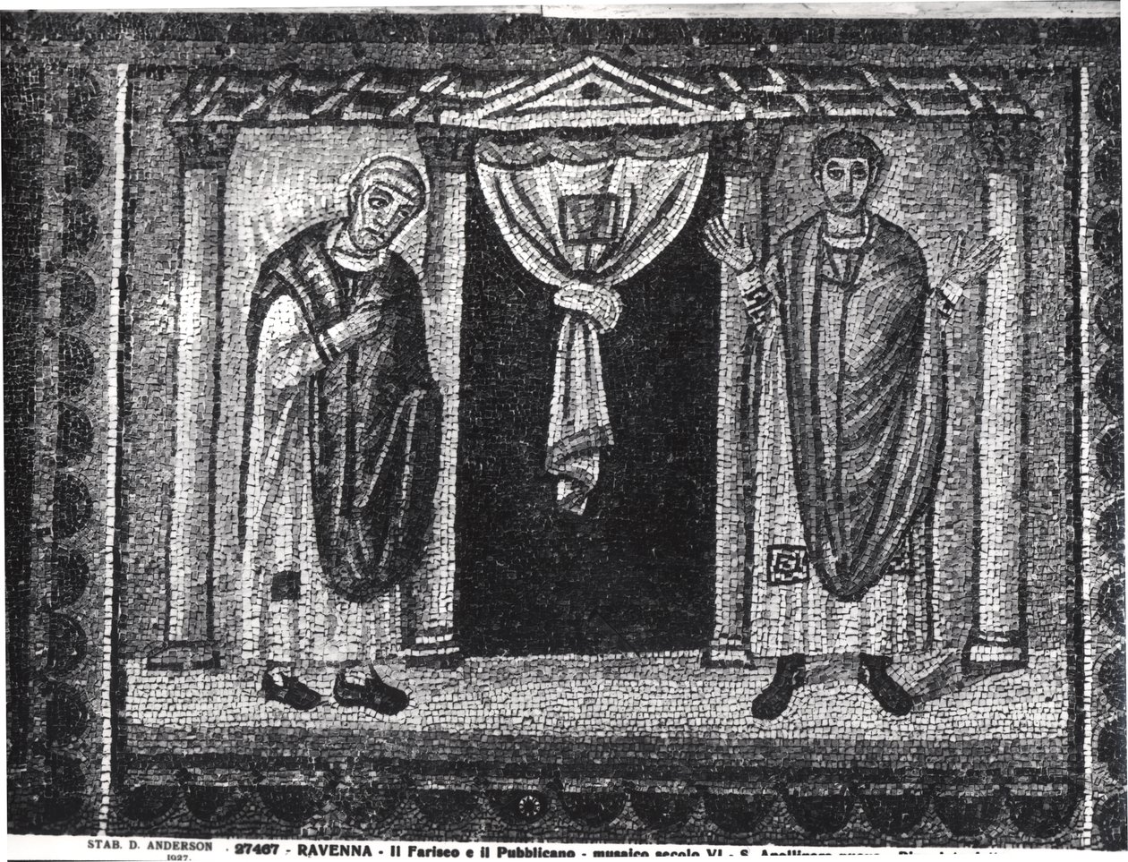 Gleichnis vom Pharisäer und Zöllner von Byzantine School