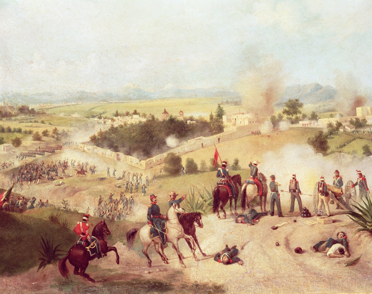 Die Schlacht von Molino del Rey, 8. September 1847 von C. Escalante