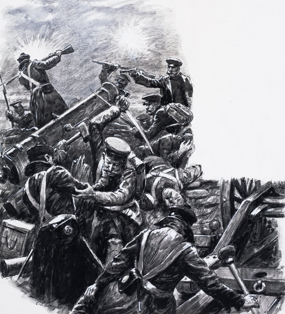 Die Schlacht von Inkermann, Angriff der Garde von C.L. Doughty