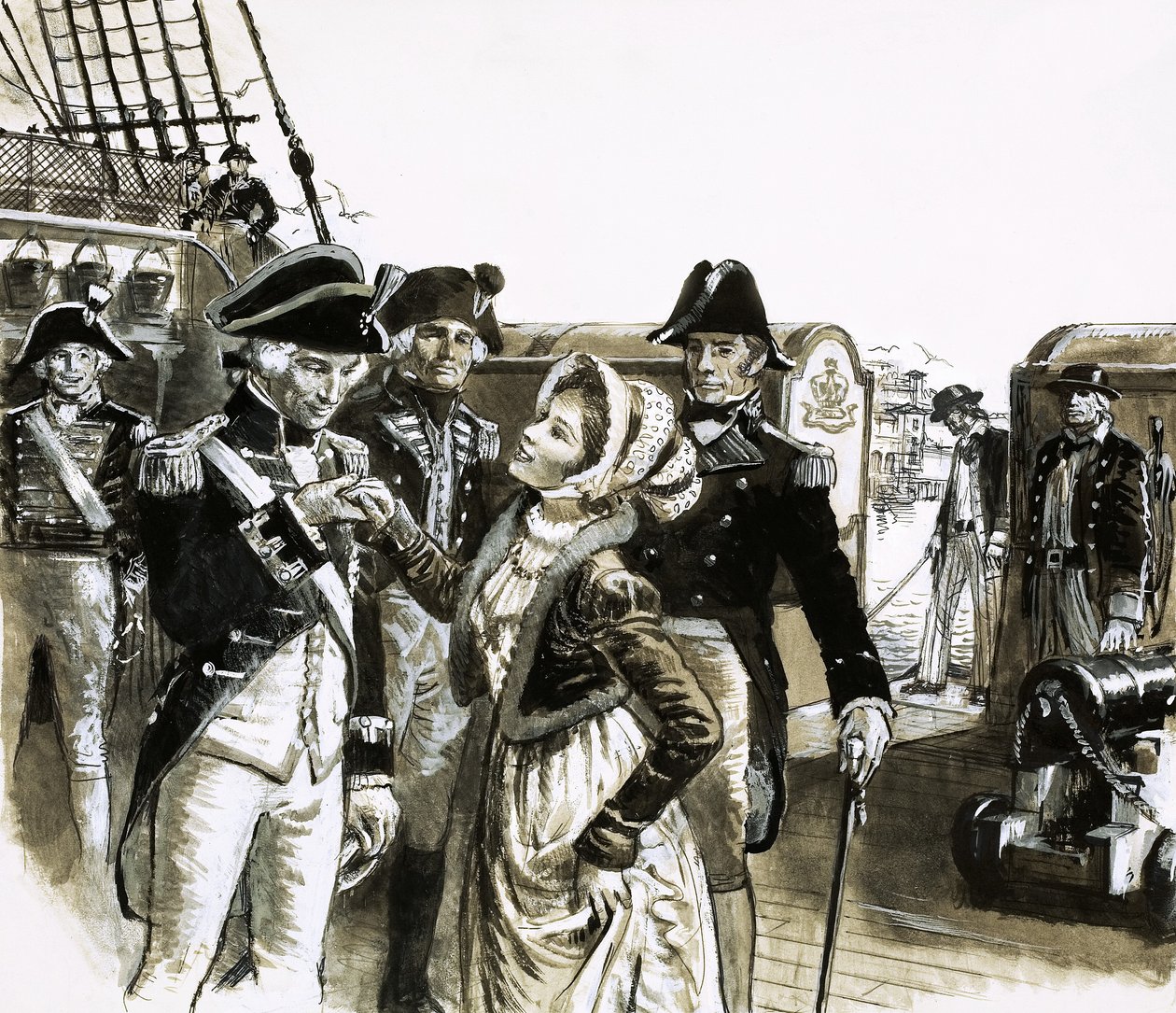 Die Georgier: Die tragischen Liebenden. Nelson und Lady Hamilton von C.L. Doughty