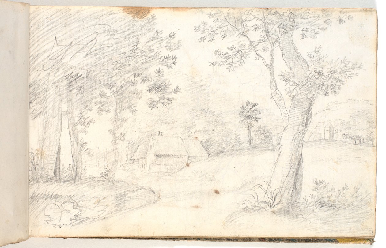 Landschaft, nach grafischer Vorlage? von Christoffer Wilhelm Eckersberg