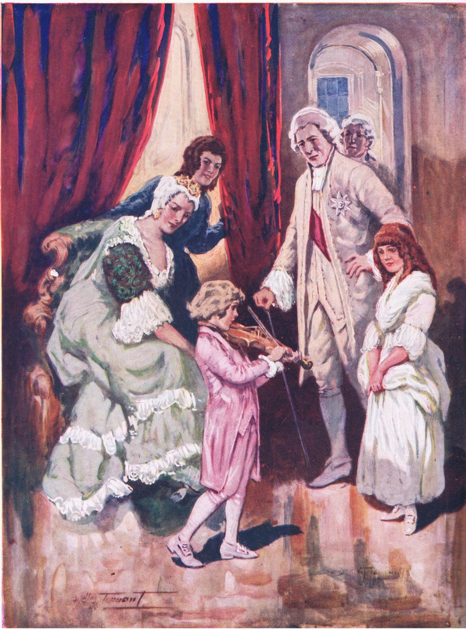 Mozarts erster Auftritt am österreichischen Hof von C. Dudley Tennant