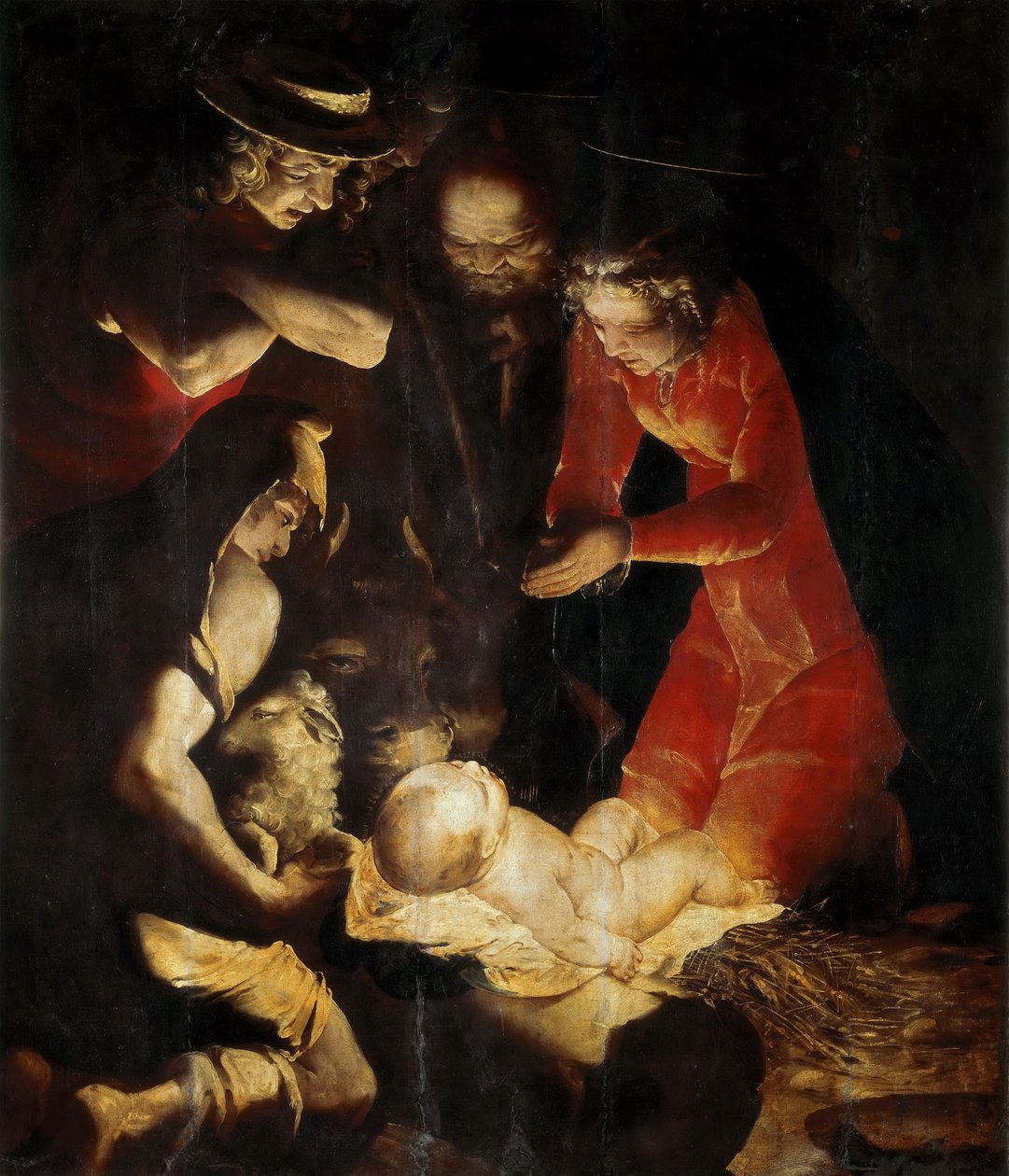 Die Anbetung der Hirten, 1550 von Cambiaso