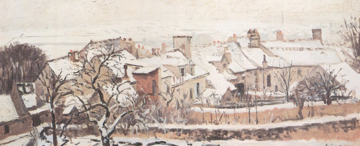 Der Winter von Camille Jacob Pissarro