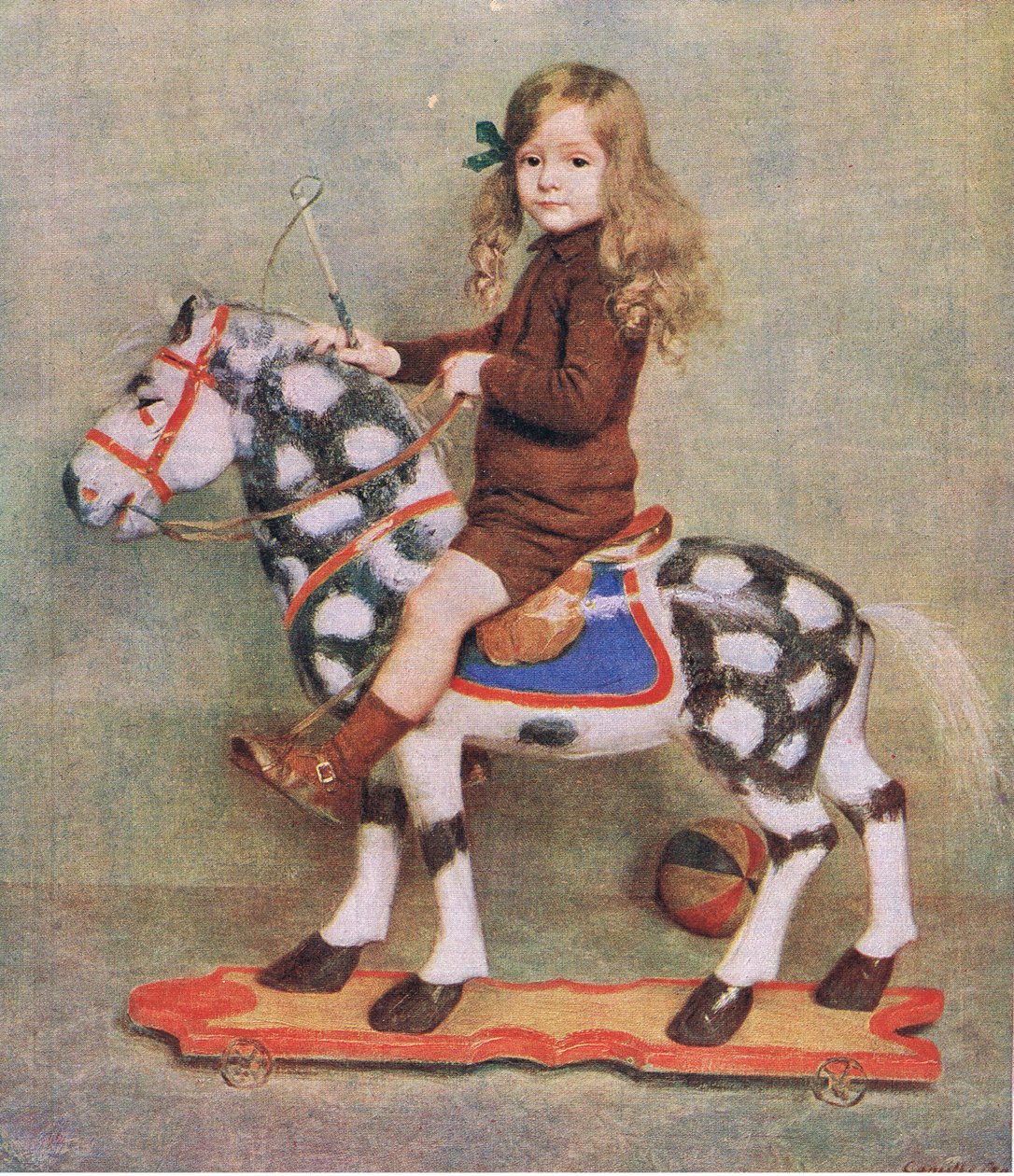 Das Mädchen mit dem Holzpferd, Illustration aus My Magazine von Camille Boiry