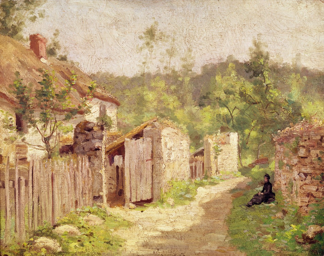 Daumiers Haus in Valmondois von Camille Jacob Pissarro