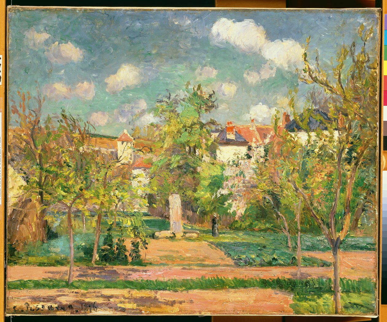 Garten, ca. 1876 von Camille Jacob Pissarro