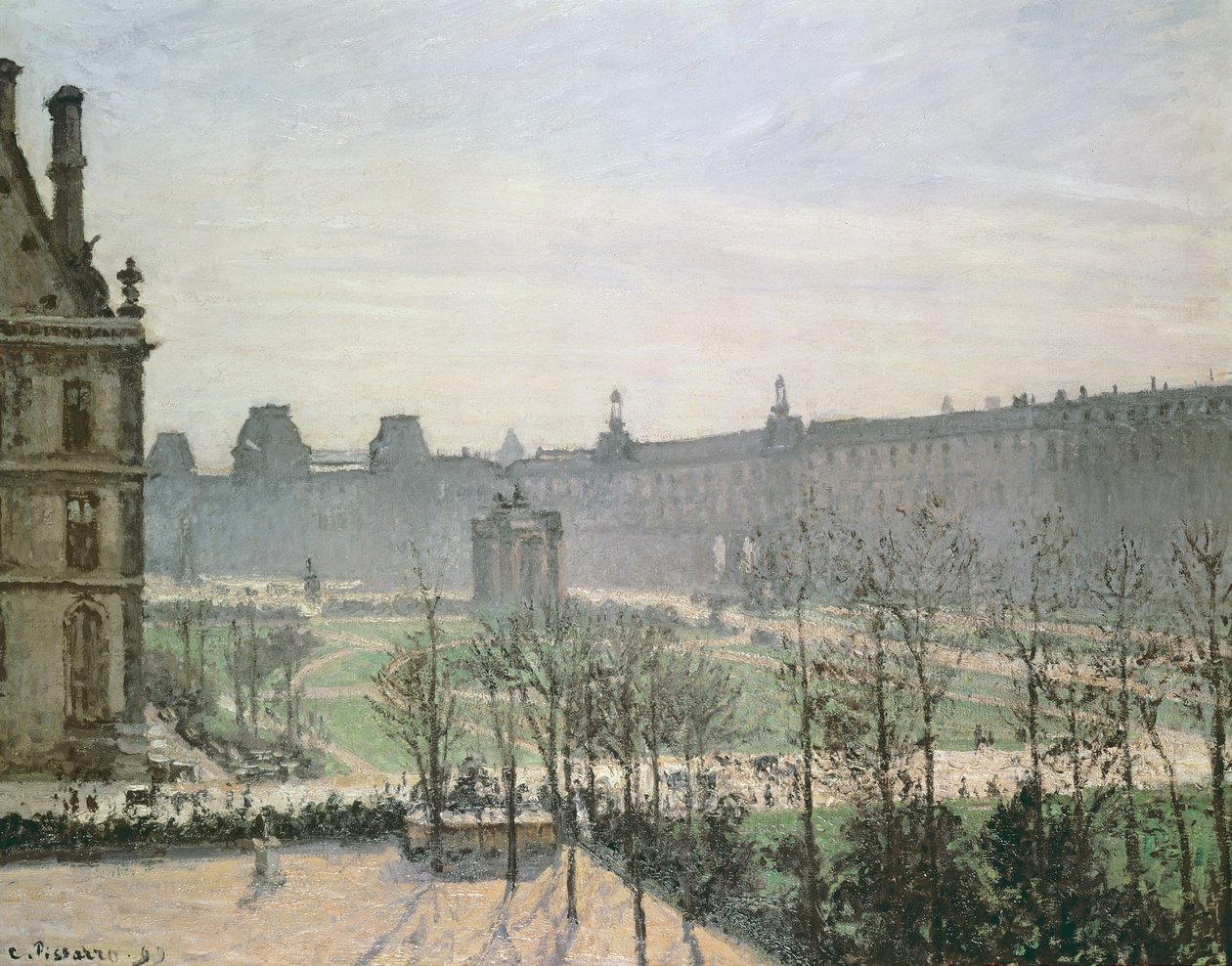 Die Tuilerien, 1899 von Camille Jacob Pissarro
