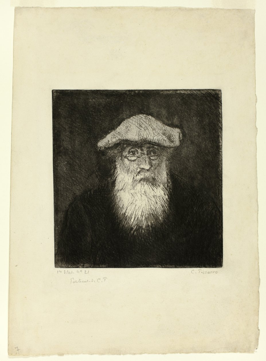Camille Pissarro, ein Selbstporträt von Camille Pissarro