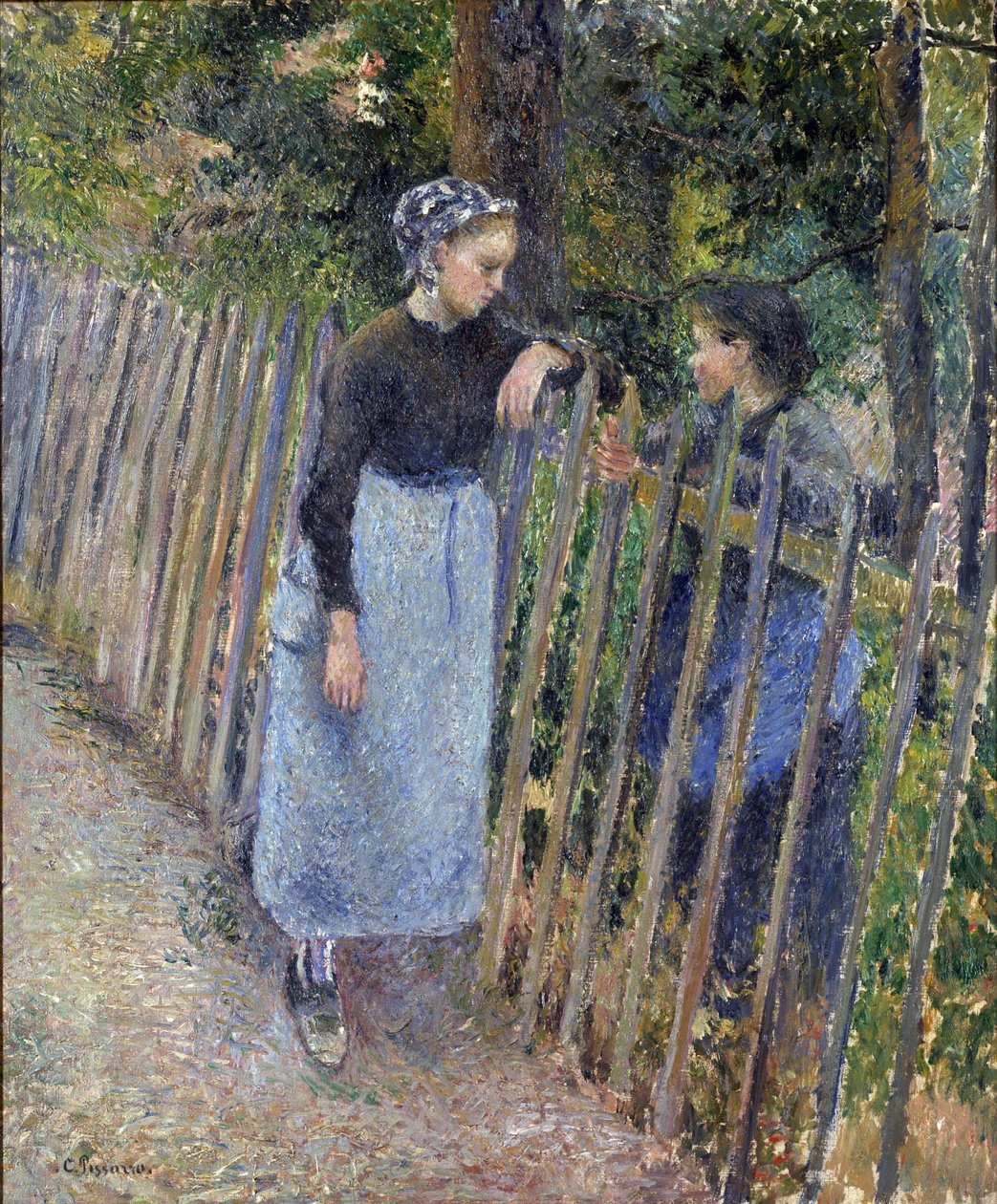 Gespräch von Camille Pissarro