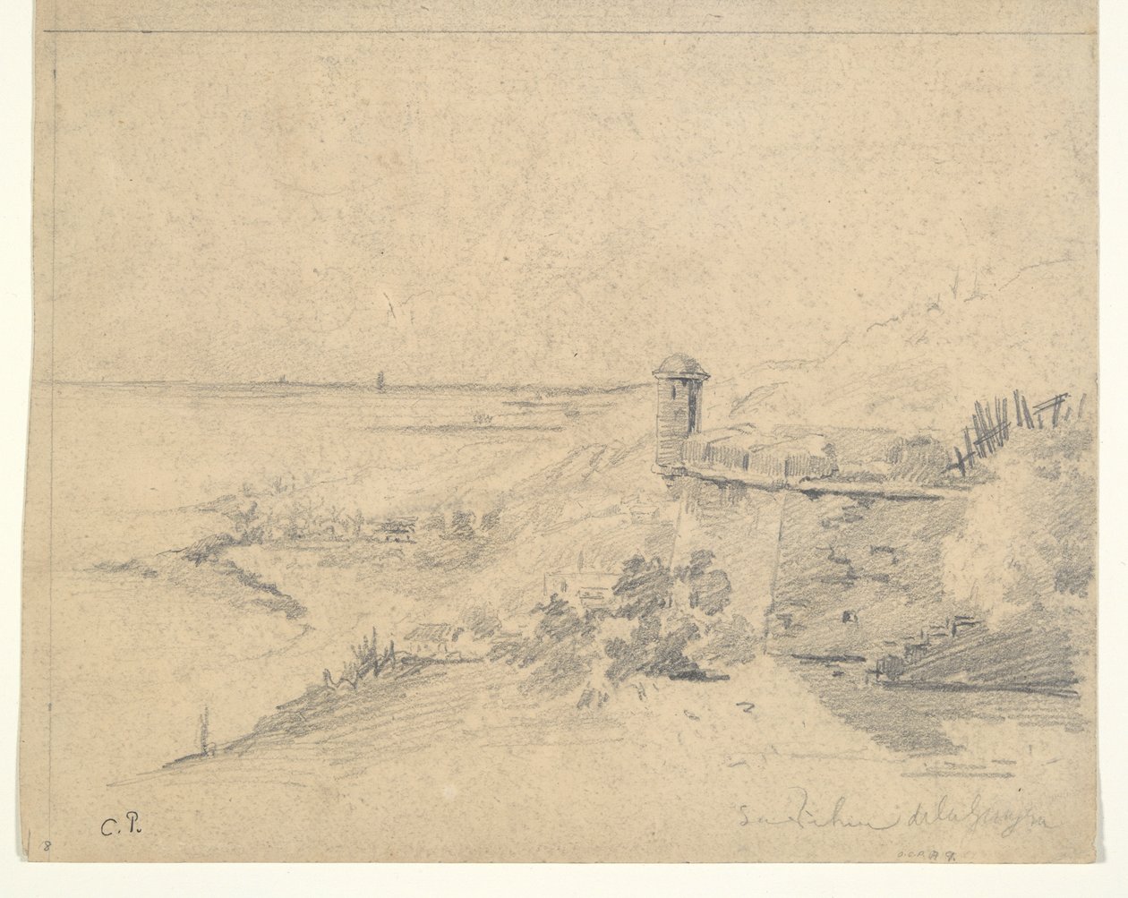 La Tehin de la Guayra von Camille Pissarro
