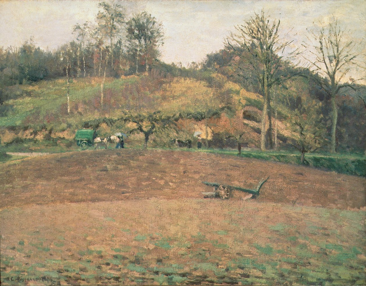 Ackerland von Camille Jacob Pissarro