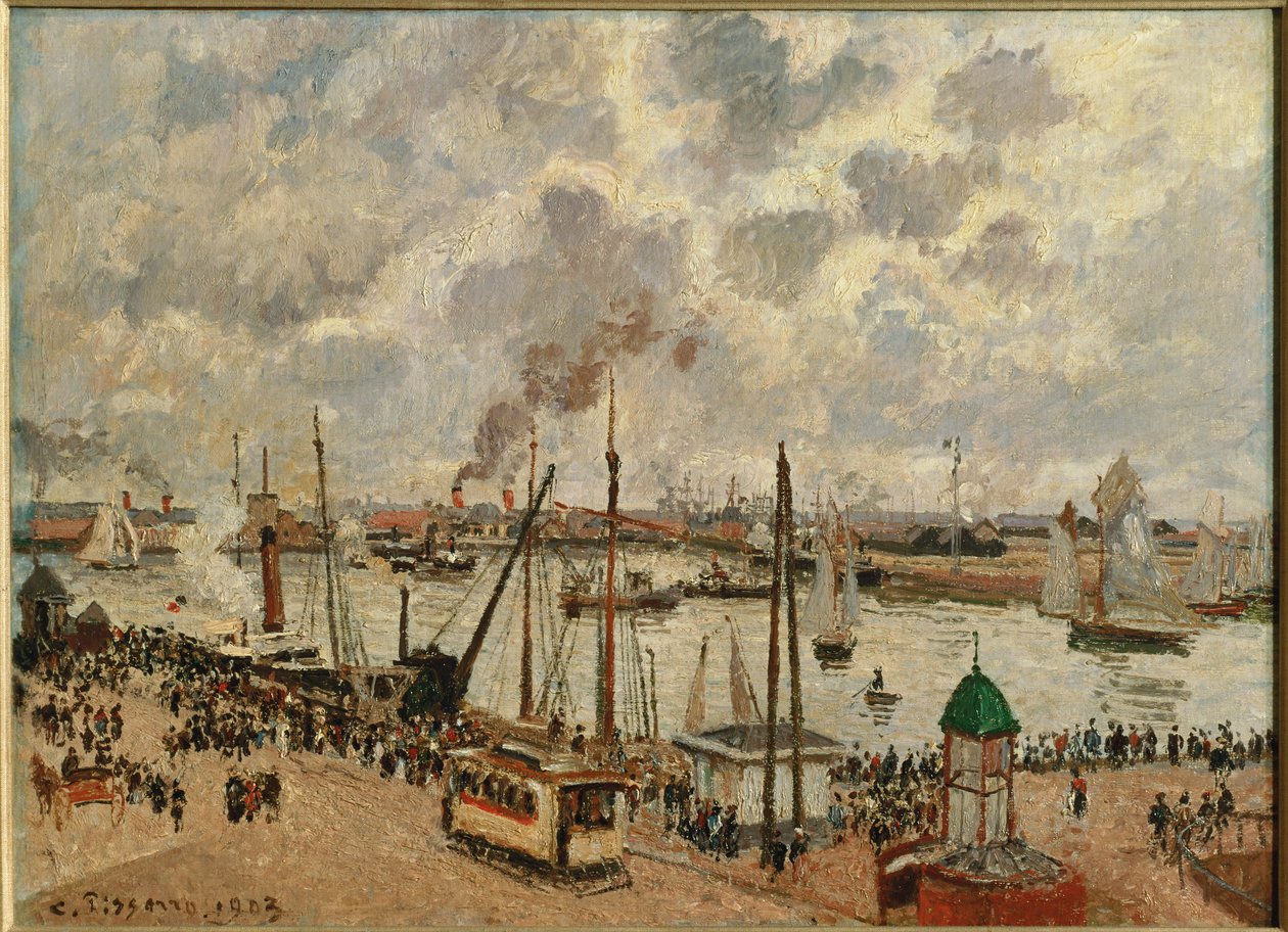 Hafen von Le Havre von Camille Pissarro