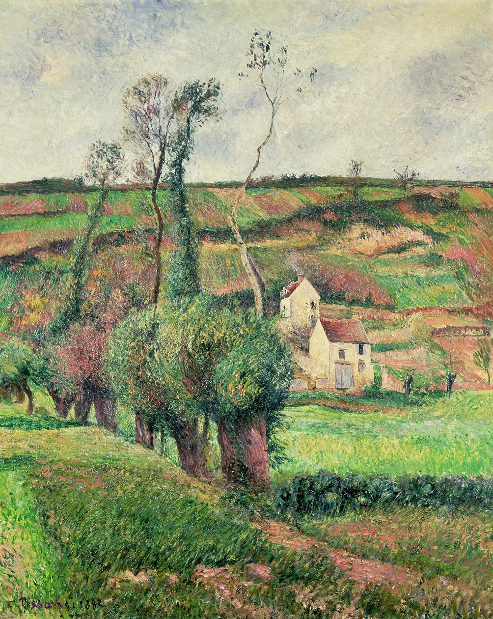 Die Kohlhänge, Pontoise von Camille Jacob Pissarro
