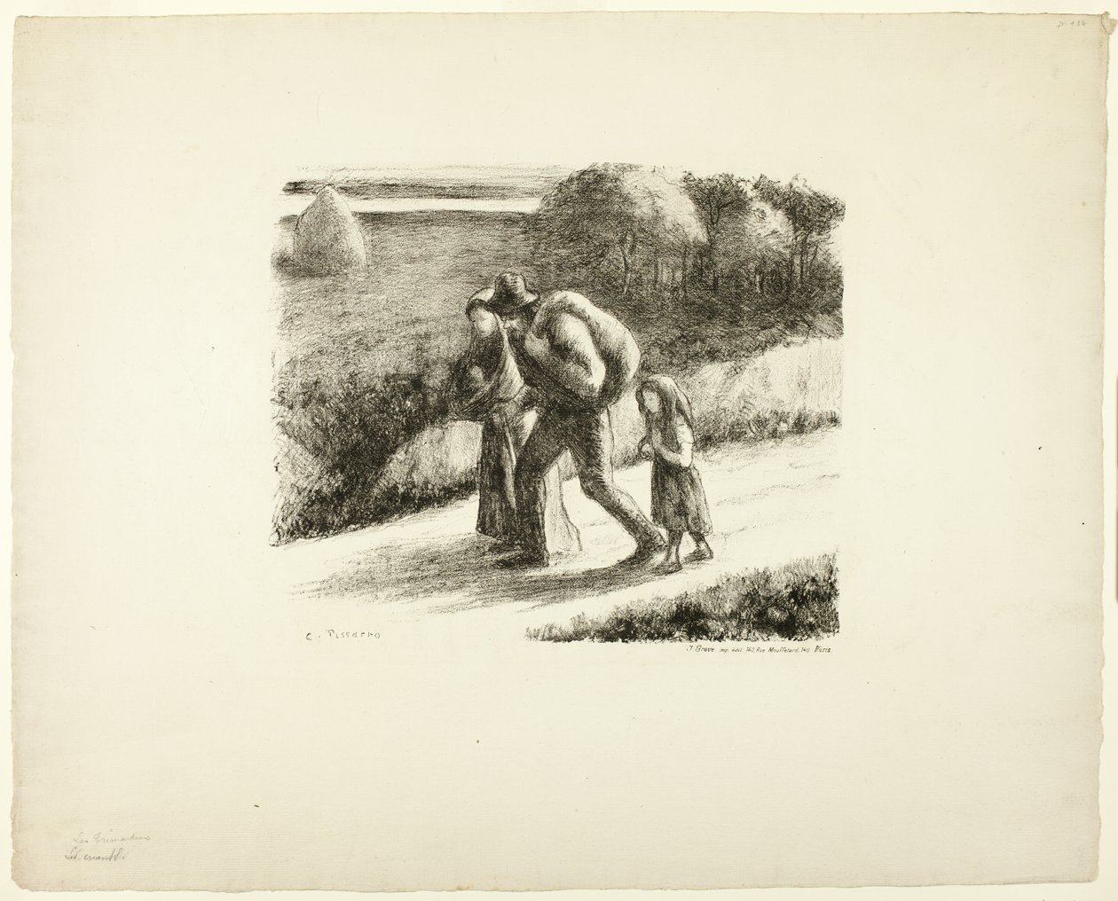Die Vagabunden von Camille Pissarro