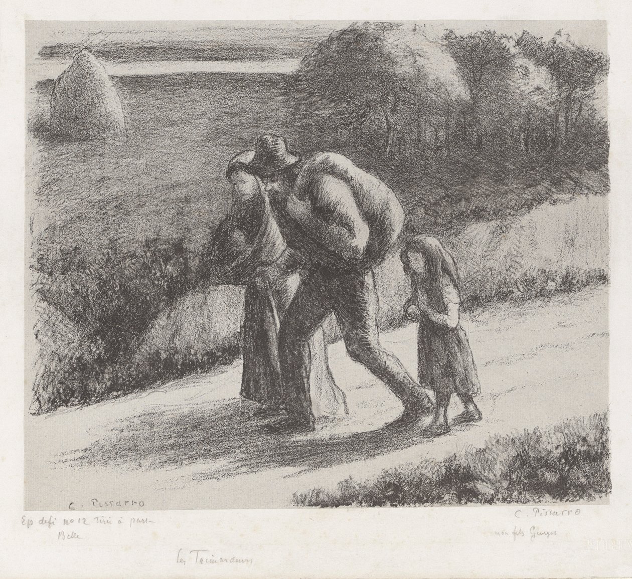 Die Vagabunden von Camille Pissarro