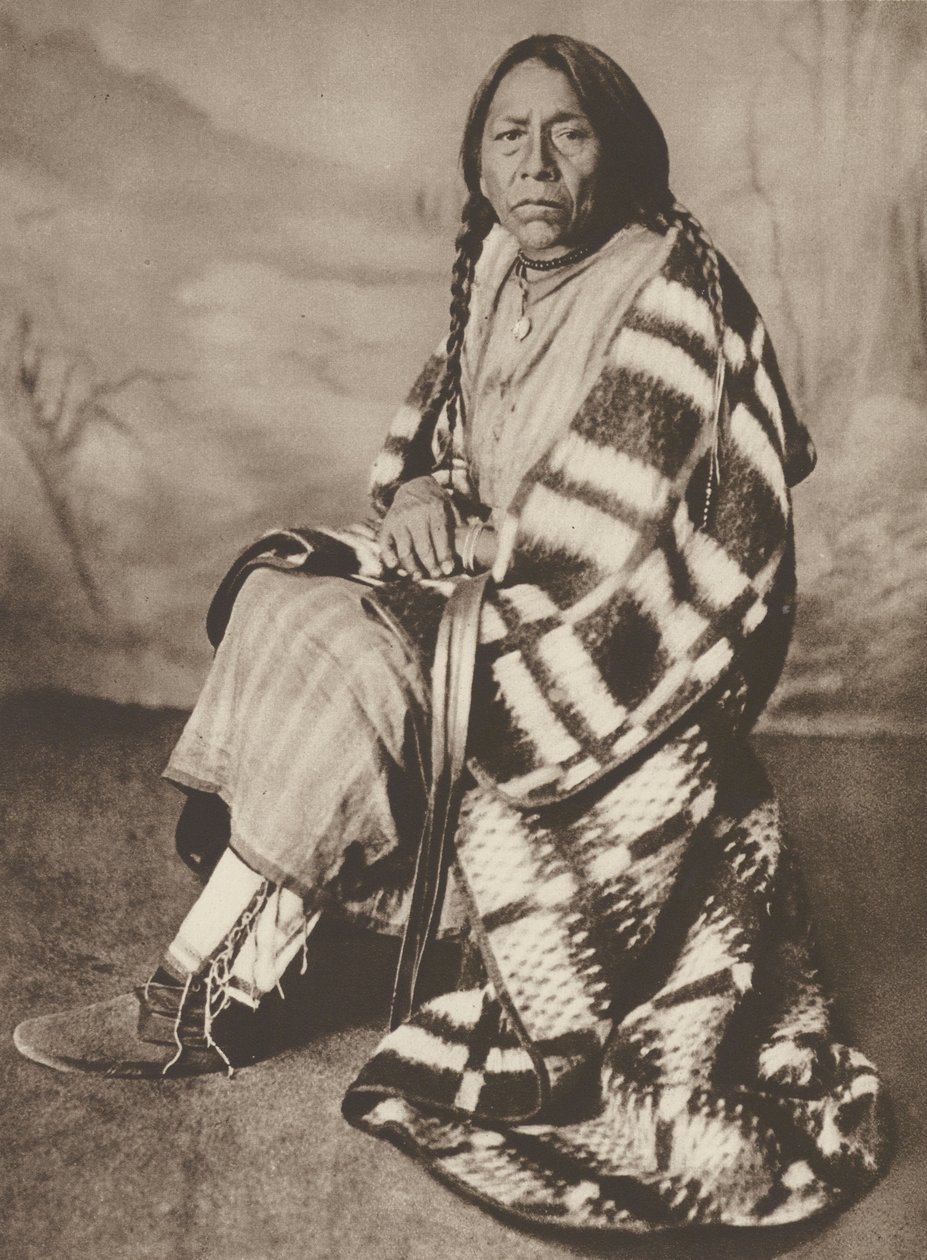 Kanada: Frau des Häuptlings "Crowfoot", Cree-Indianerin, Maple Creek, Saskatchewan von Canadian Photographer