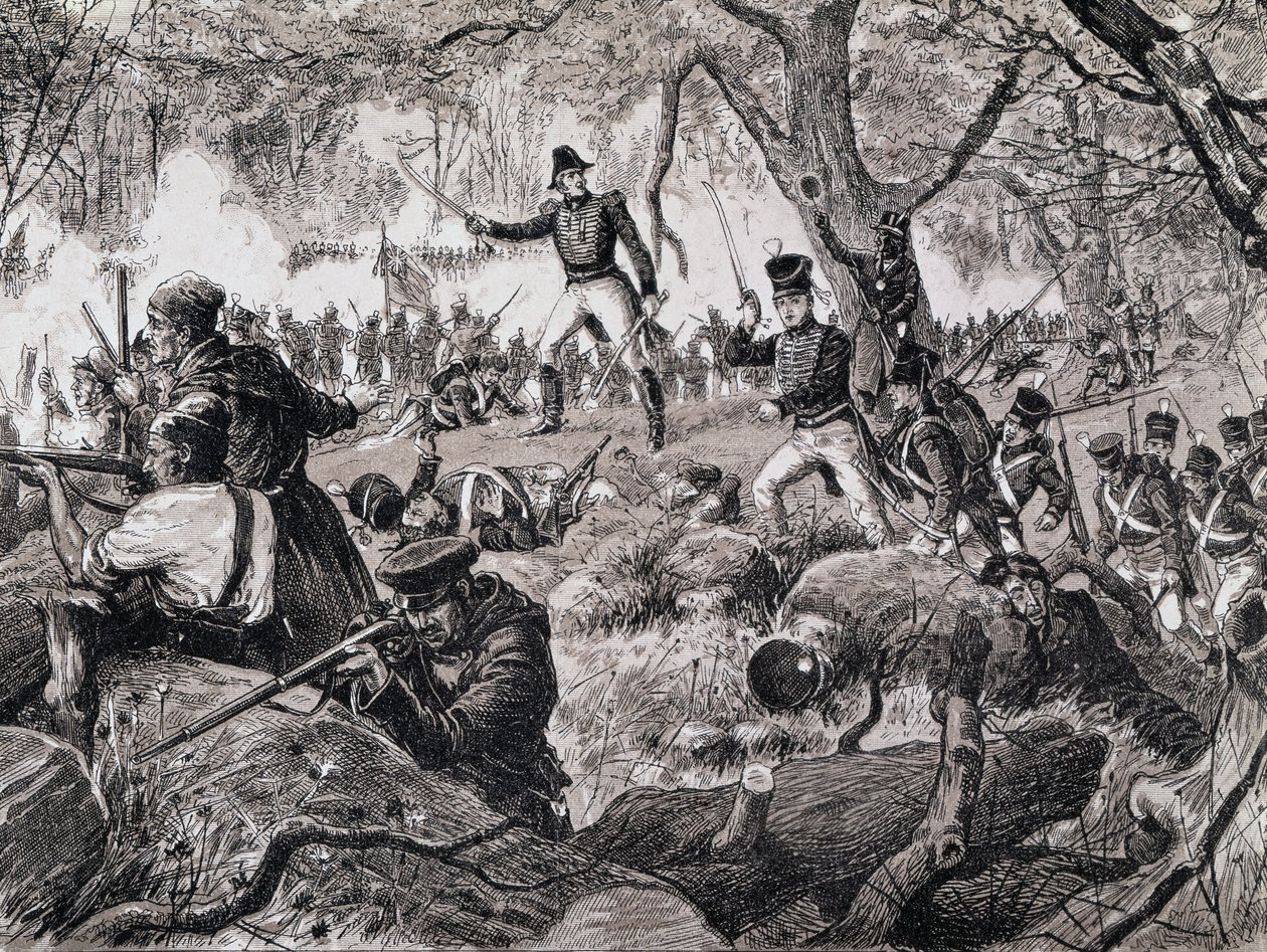 Die Schlacht von Chateauguay, 26. Oktober 1813 von Canadian School