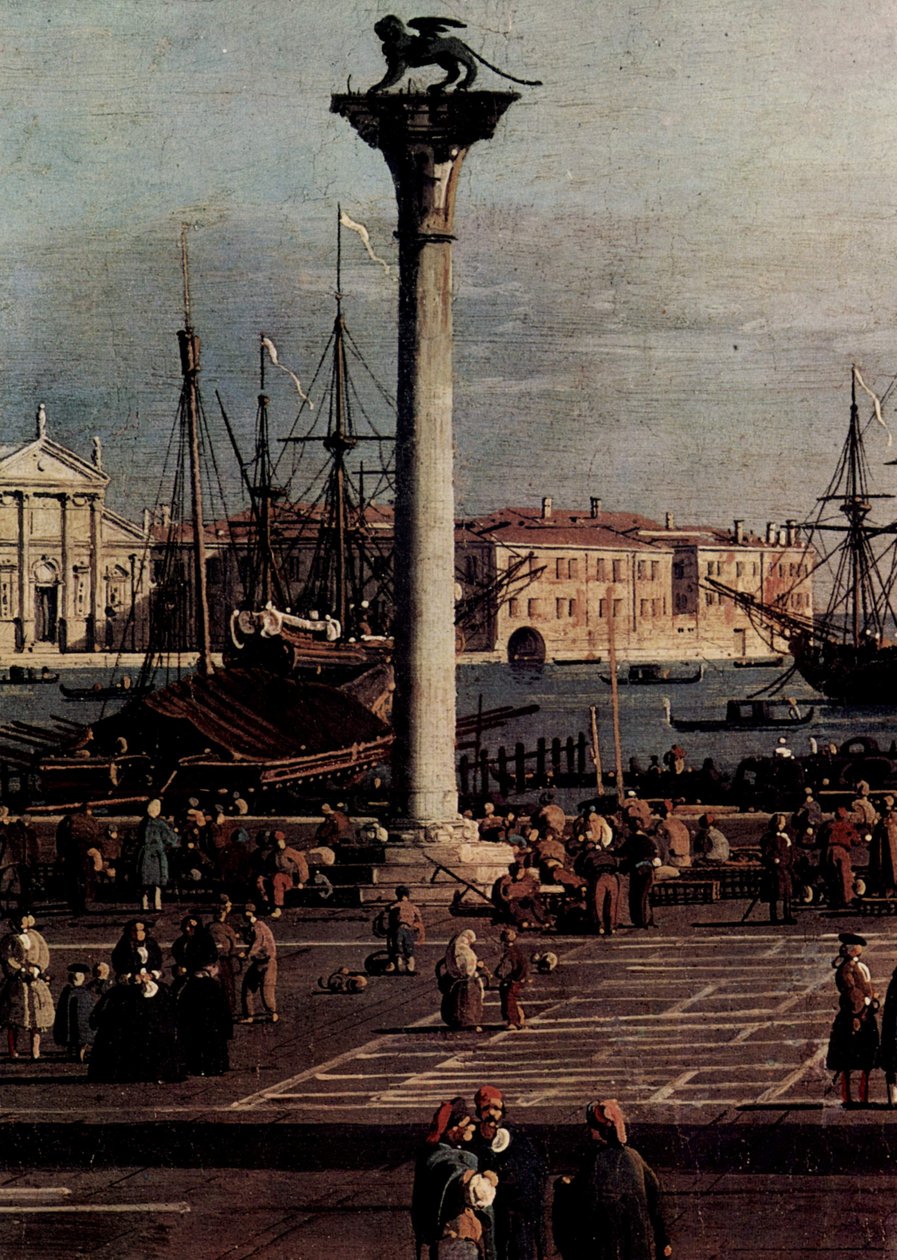 La Piazzetta (Detail) von Giovanni Antonio Canal