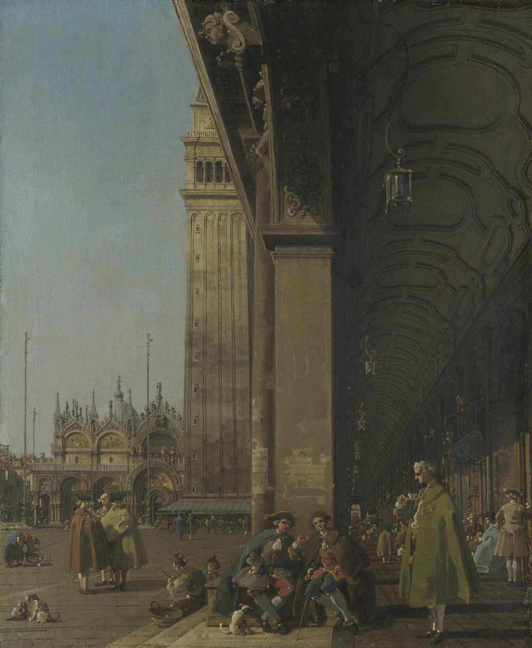 Venedig, Piazza San Marco und die Kolonnade der Procuratie Nuove von Giovanni Antonio Canal