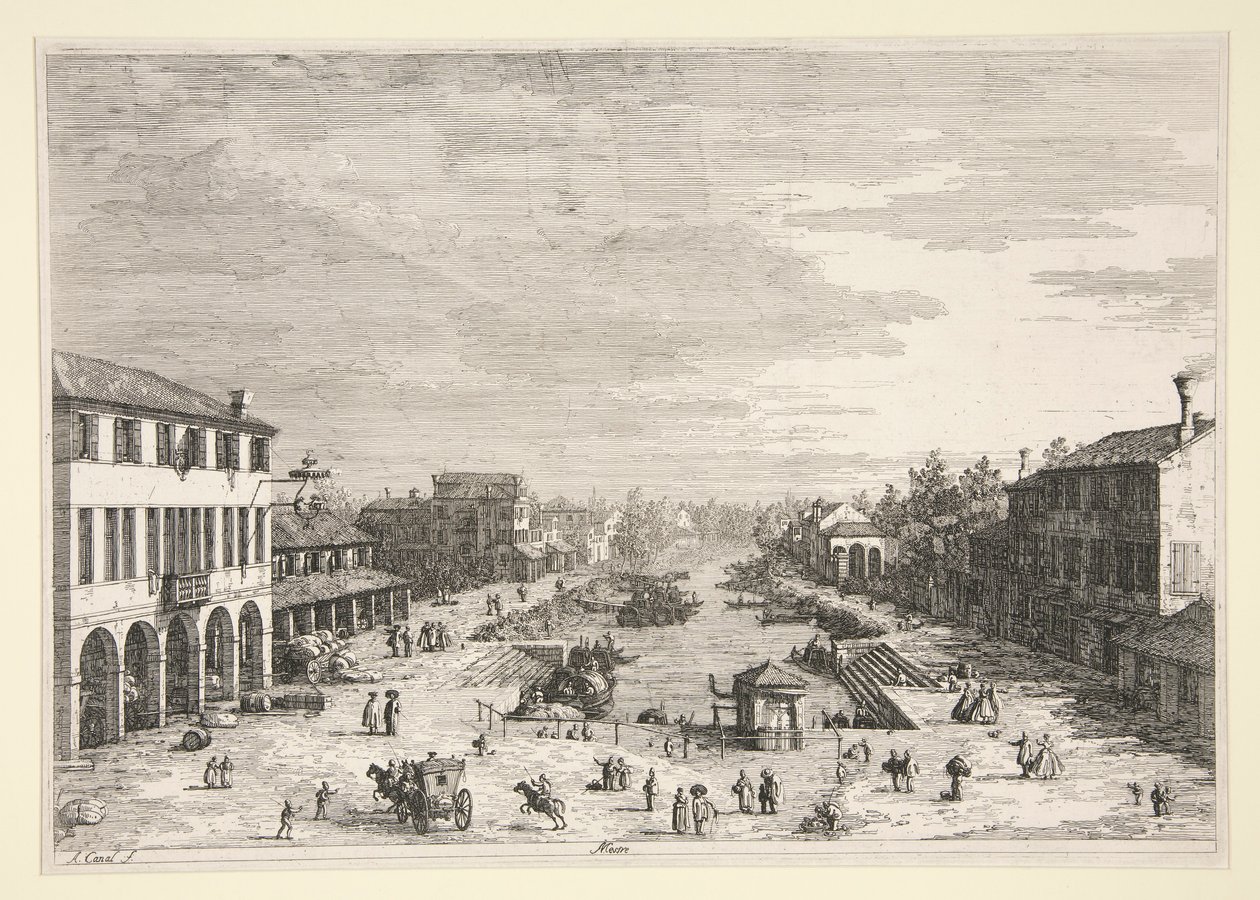 Mestre, aus der Serie Ansichten von Canaletto (Giovanni Antonio Canal)