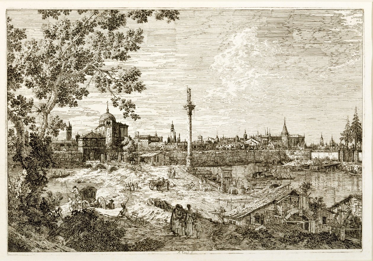Imaginäre Ansicht von Padua von Canaletto