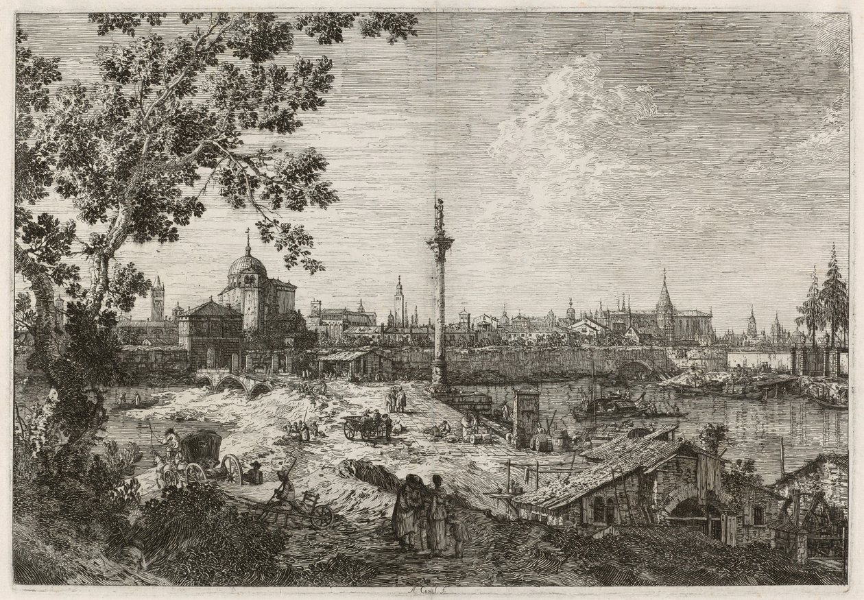 Imaginäre Ansicht von Padua von Canaletto