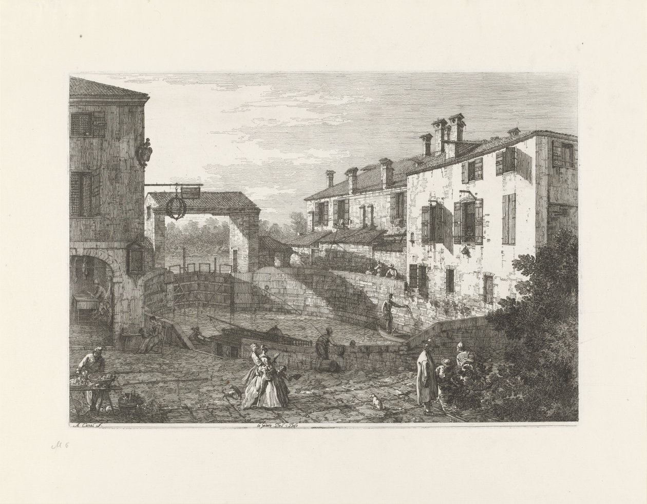 Le porte del Dolo von Canaletto