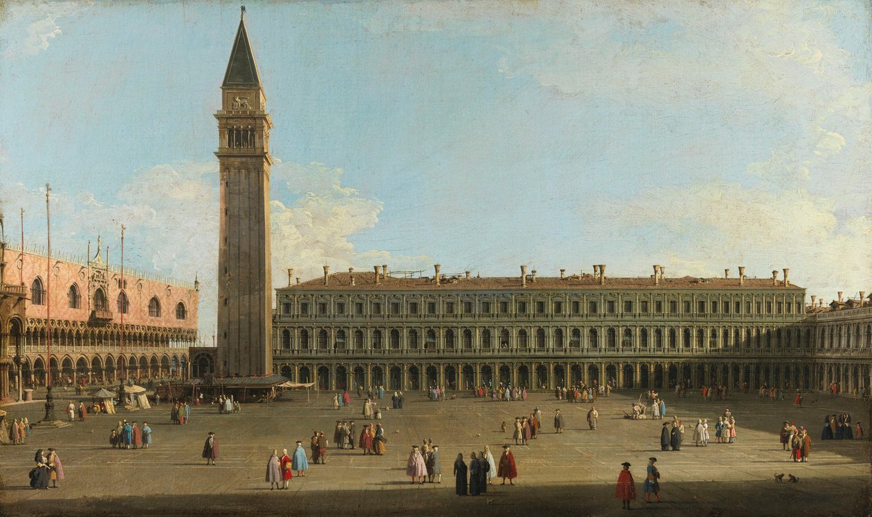 Markusplatz, Venedig von Canaletto