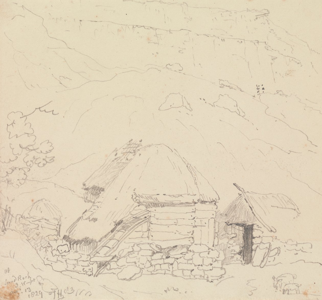 In Sandrock, Isle of Wight, 13. August 1829 von Capt. Thomas Hastings