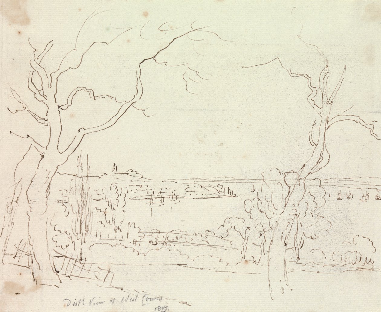 Fernblick auf West Cowes, Isle of Wight von Capt. Thomas Hastings