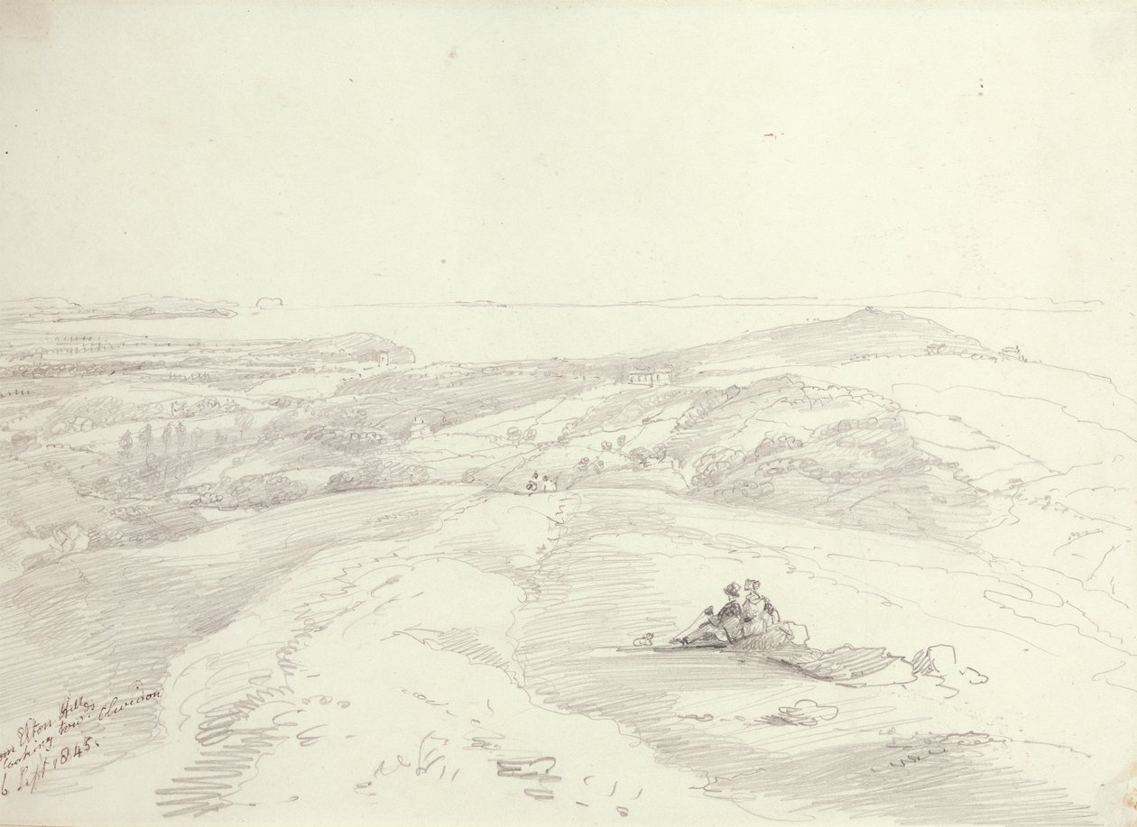 Von Elton Hills in Richtung Clevedon, 6. September 1845 von Capt. Thomas Hastings