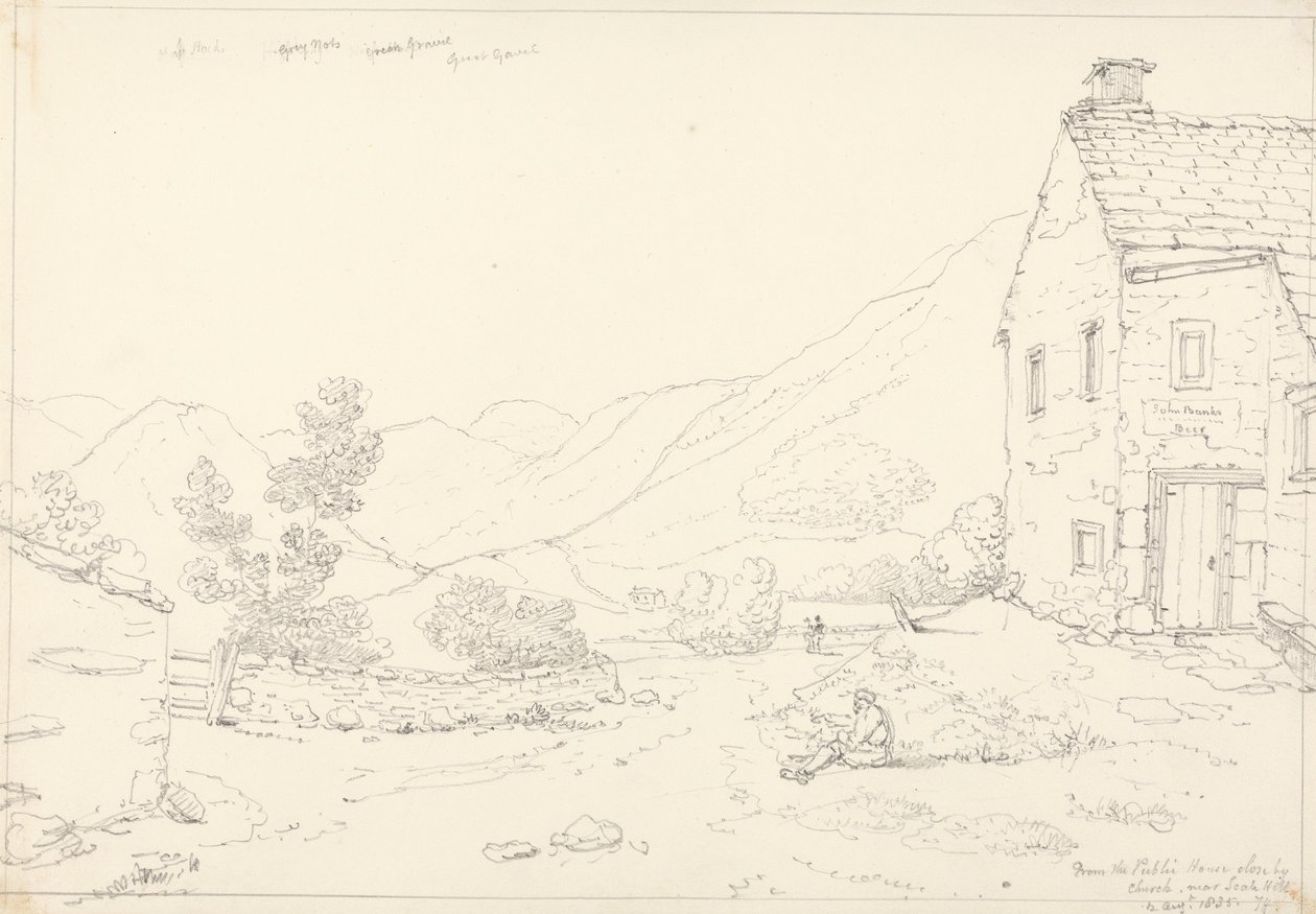 Vom Gasthaus in der Nähe von Scale Hill, 2. August 1835 von Capt. Thomas Hastings