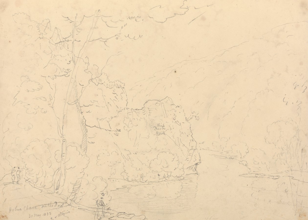 Holne Chase am Dart, 30. Mai 1833 von Capt. Thomas Hastings