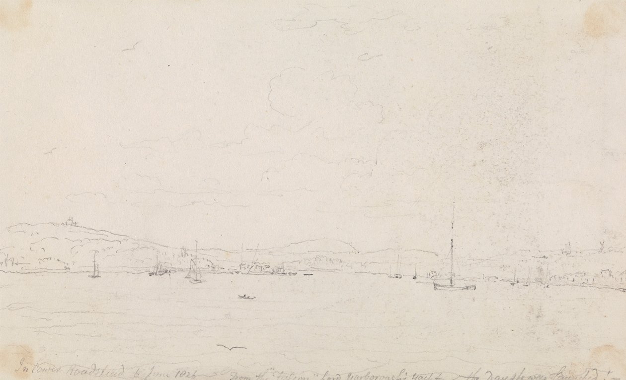 In Cowes Reede, 6. Juni 1826, von der 