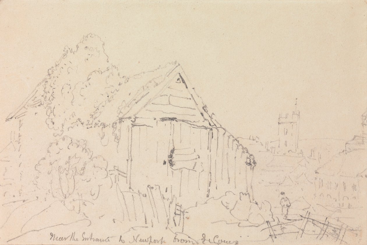 In der Nähe des Eingangs nach Newport von East Cowes von Capt. Thomas Hastings