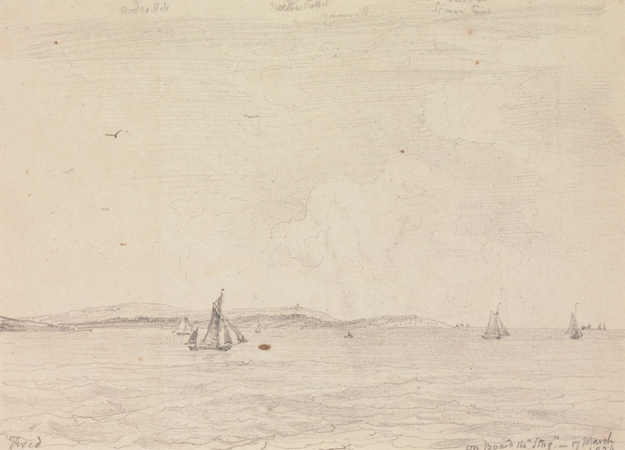 An Bord der "Stag," 17. März 1826 von Capt. Thomas Hastings