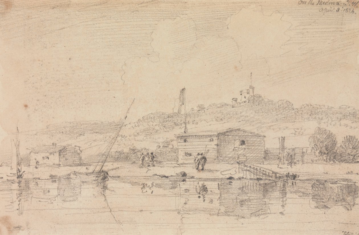 Auf der Medina, 8. April 1826 von Capt. Thomas Hastings