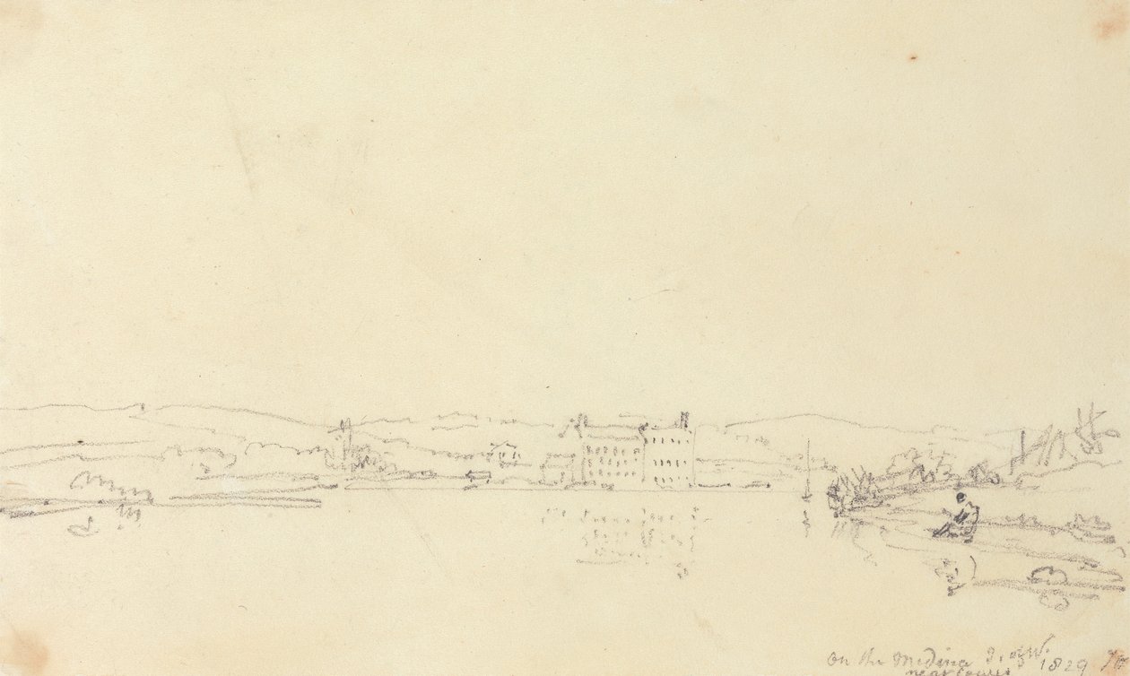 Auf der Medina bei Cowes, Isle of Wight von Capt. Thomas Hastings
