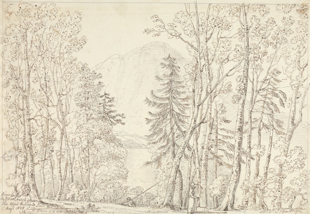 Fluss Cocker und Mellbreak, 1. August 1835 von Capt. Thomas Hastings